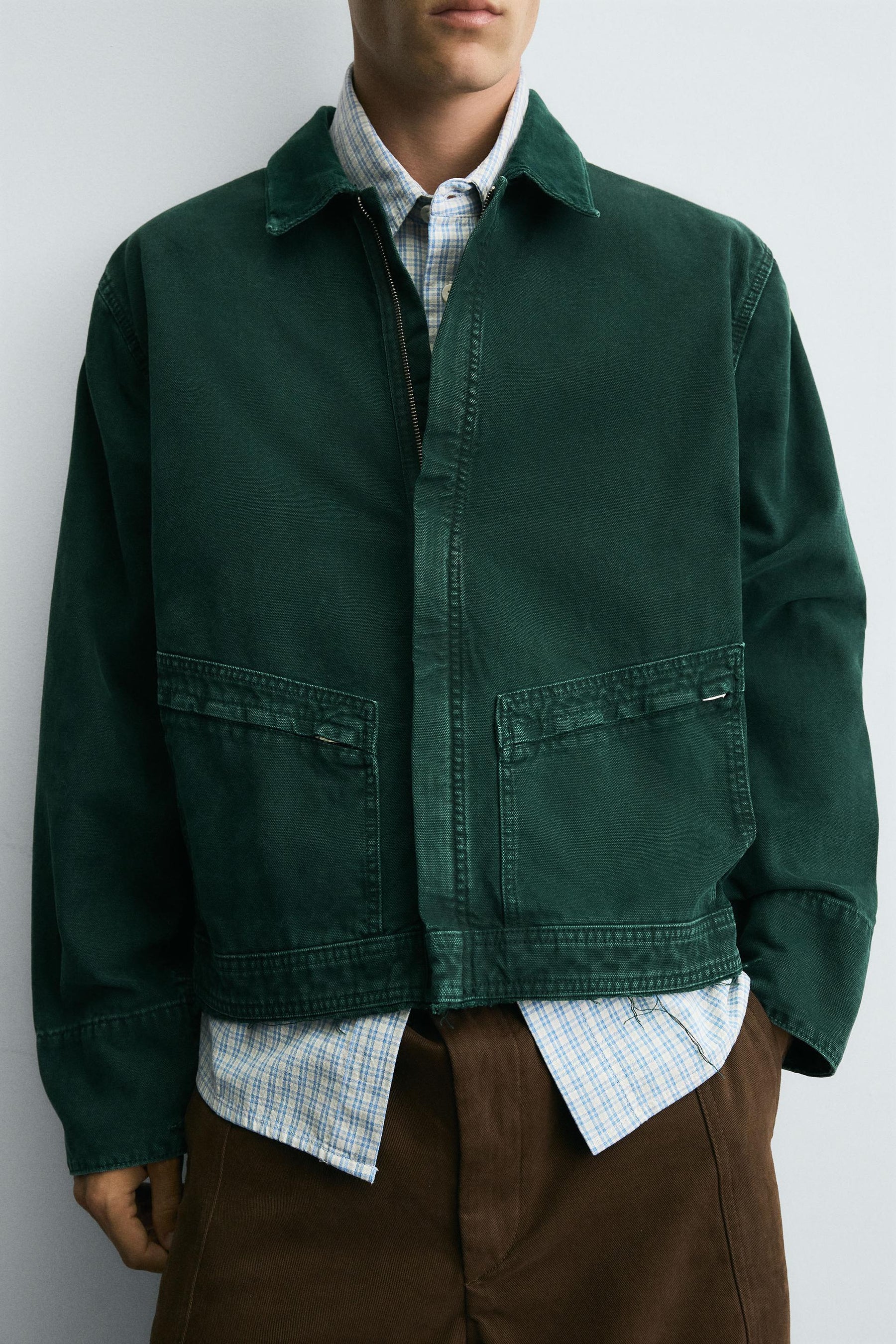 CROPPED FIT DENIM JACKET - Image 5