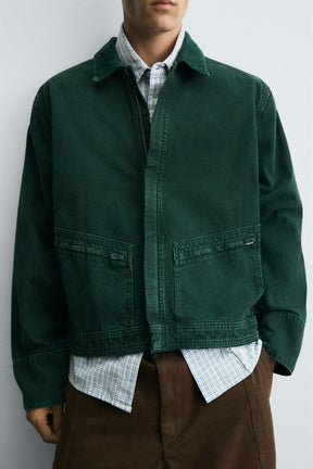 CROPPED FIT DENIM JACKET - Image 5