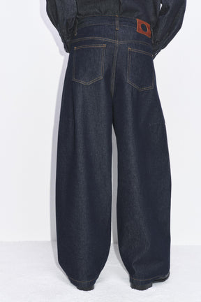 Ankle Balloon Mid-Waist Jeans