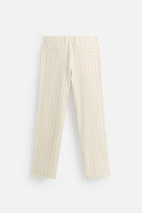 STRIPED JACQUARD TROUSERS - Image 8