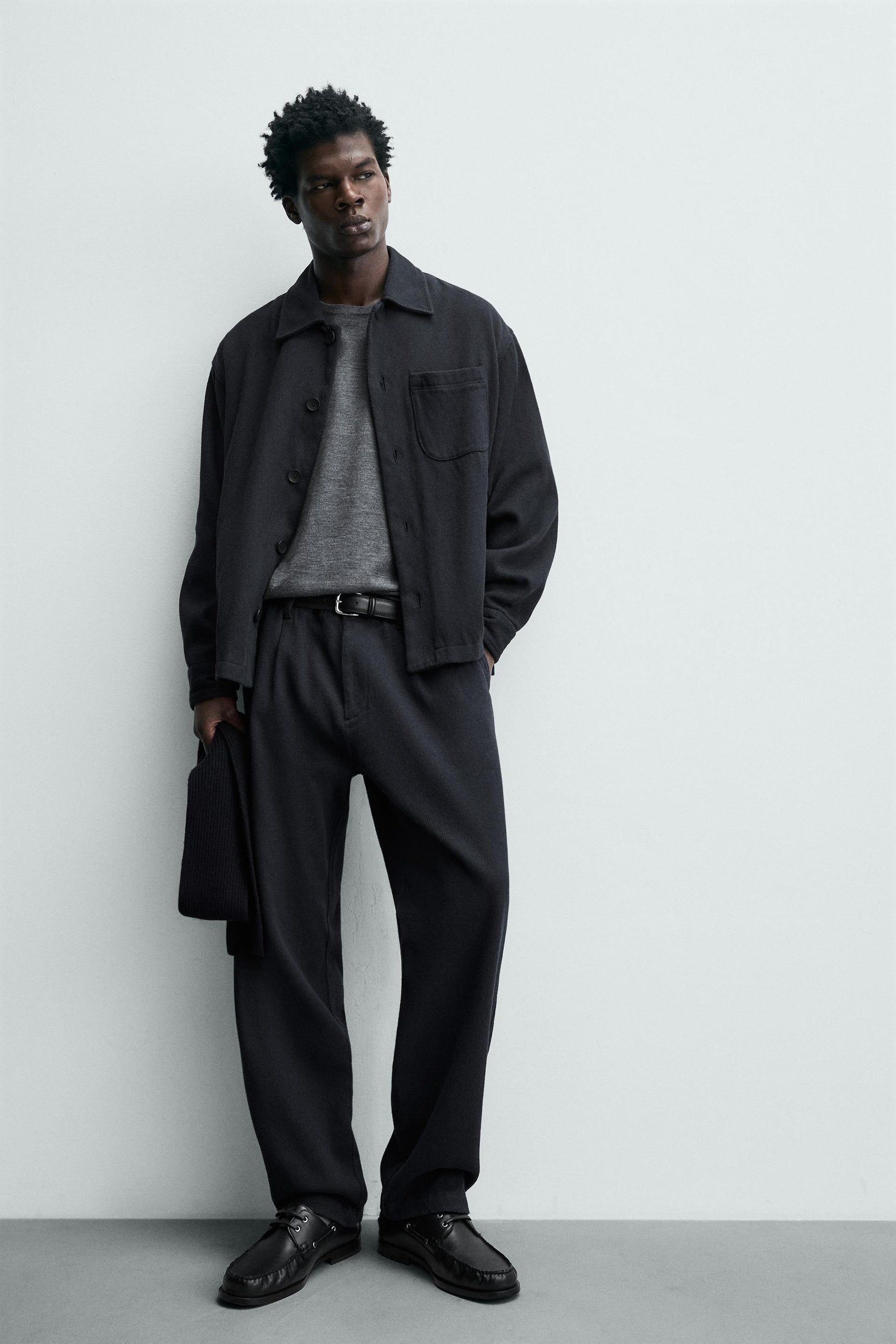 REGULAR FIT TWILL TROUSERS - Image 6