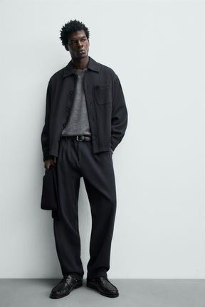 REGULAR FIT TWILL TROUSERS - Image 6