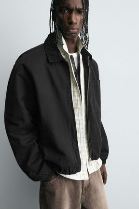 RELAXED FIT ZIP-UP JACKET - Image 5