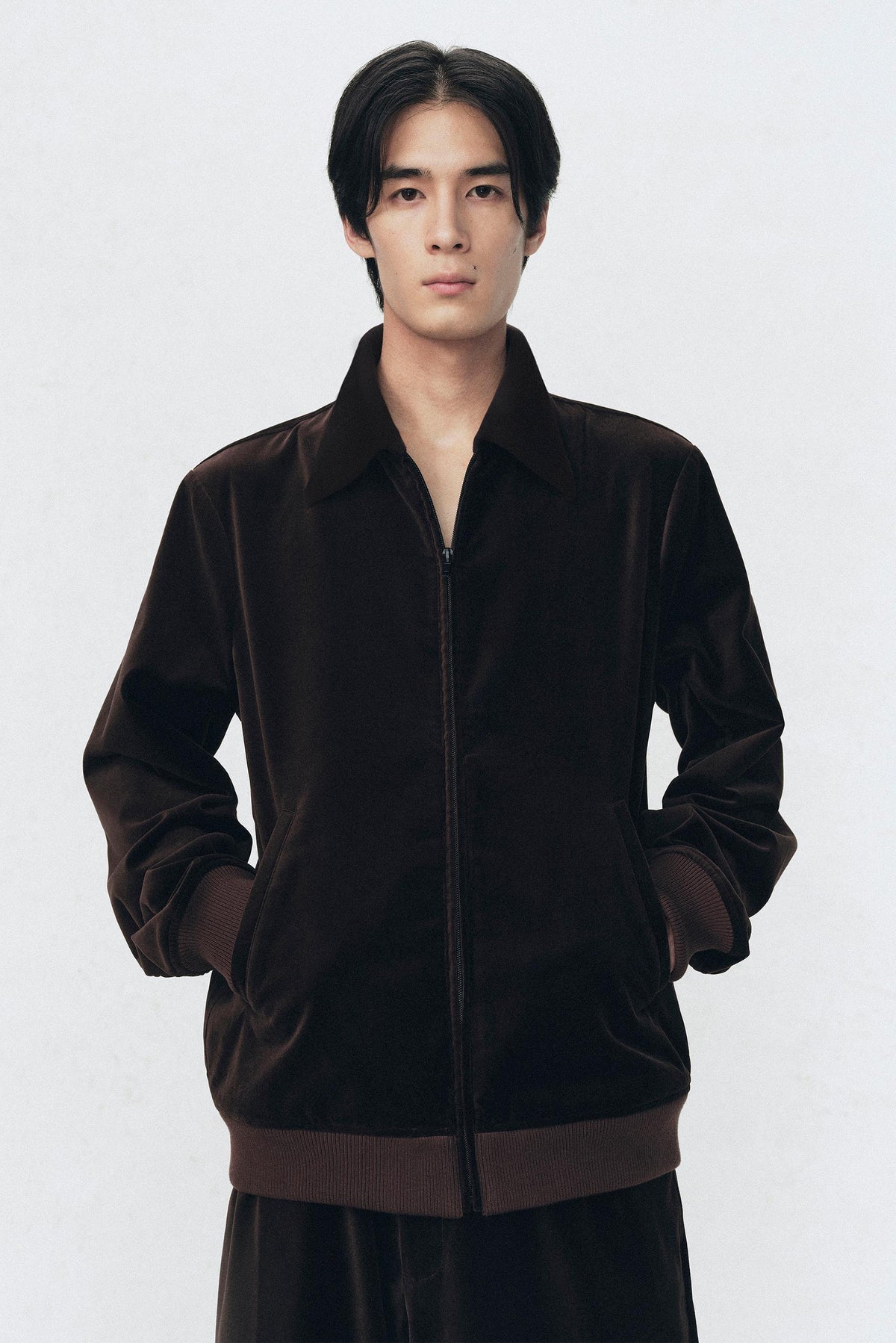 SOSHIOTSUKI X REGULAR FIT VELVET JACKET - Image 2