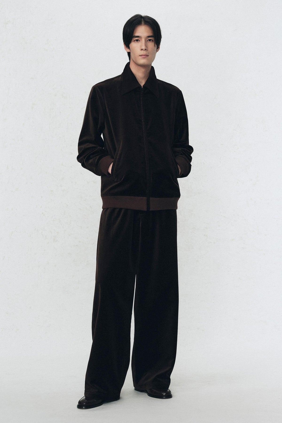 SOSHIOTSUKI X REGULAR FIT VELVET JACKET - Image 1