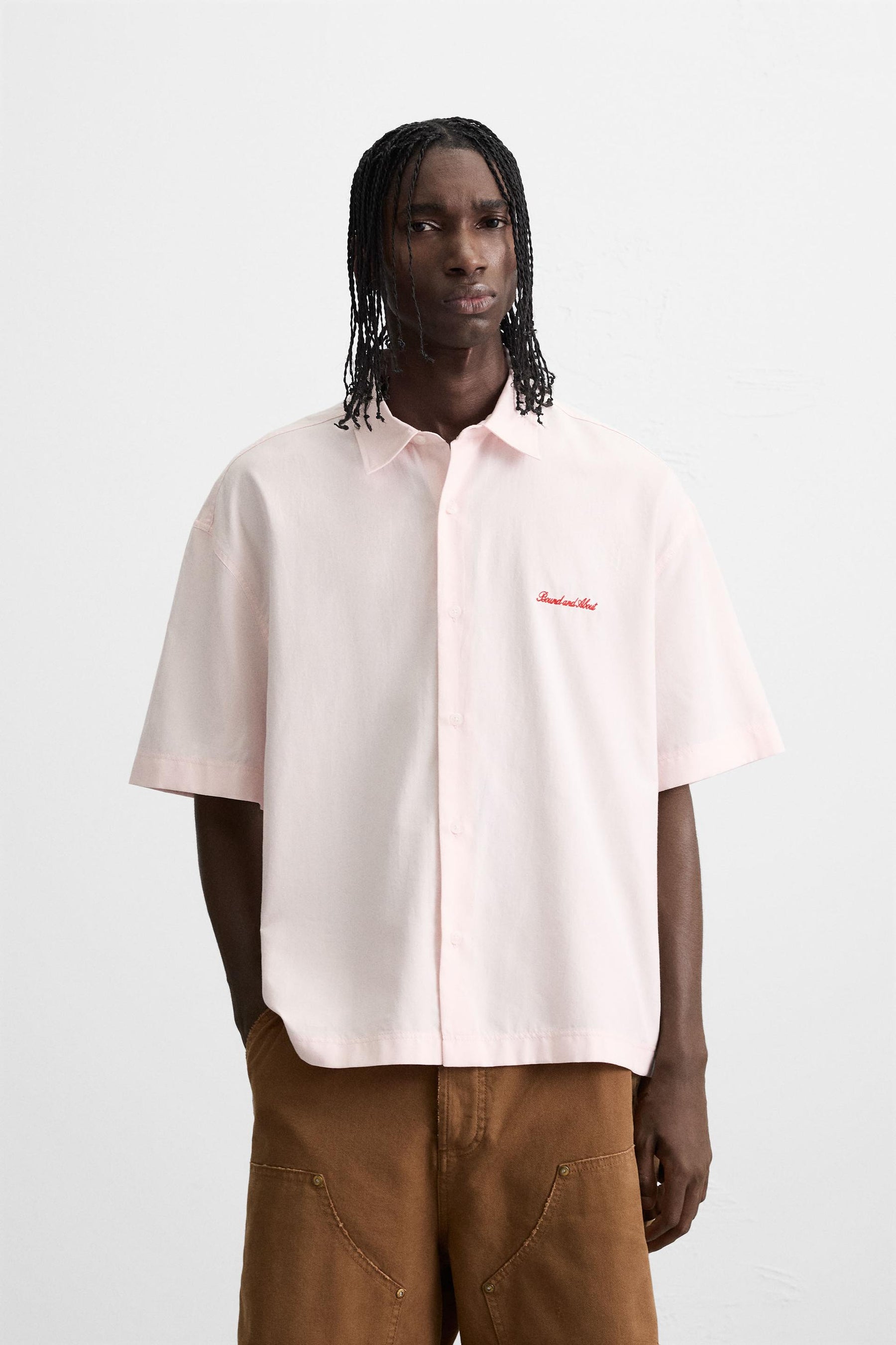 CONTRAST EMBROIDERY SHIRT - Image 2