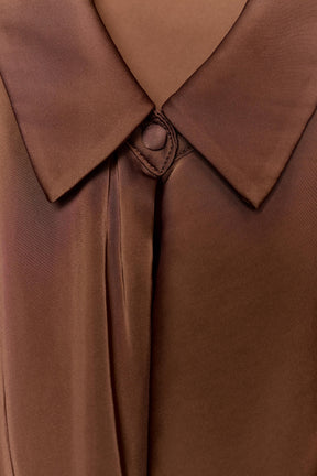 Satin Flowing Shirt