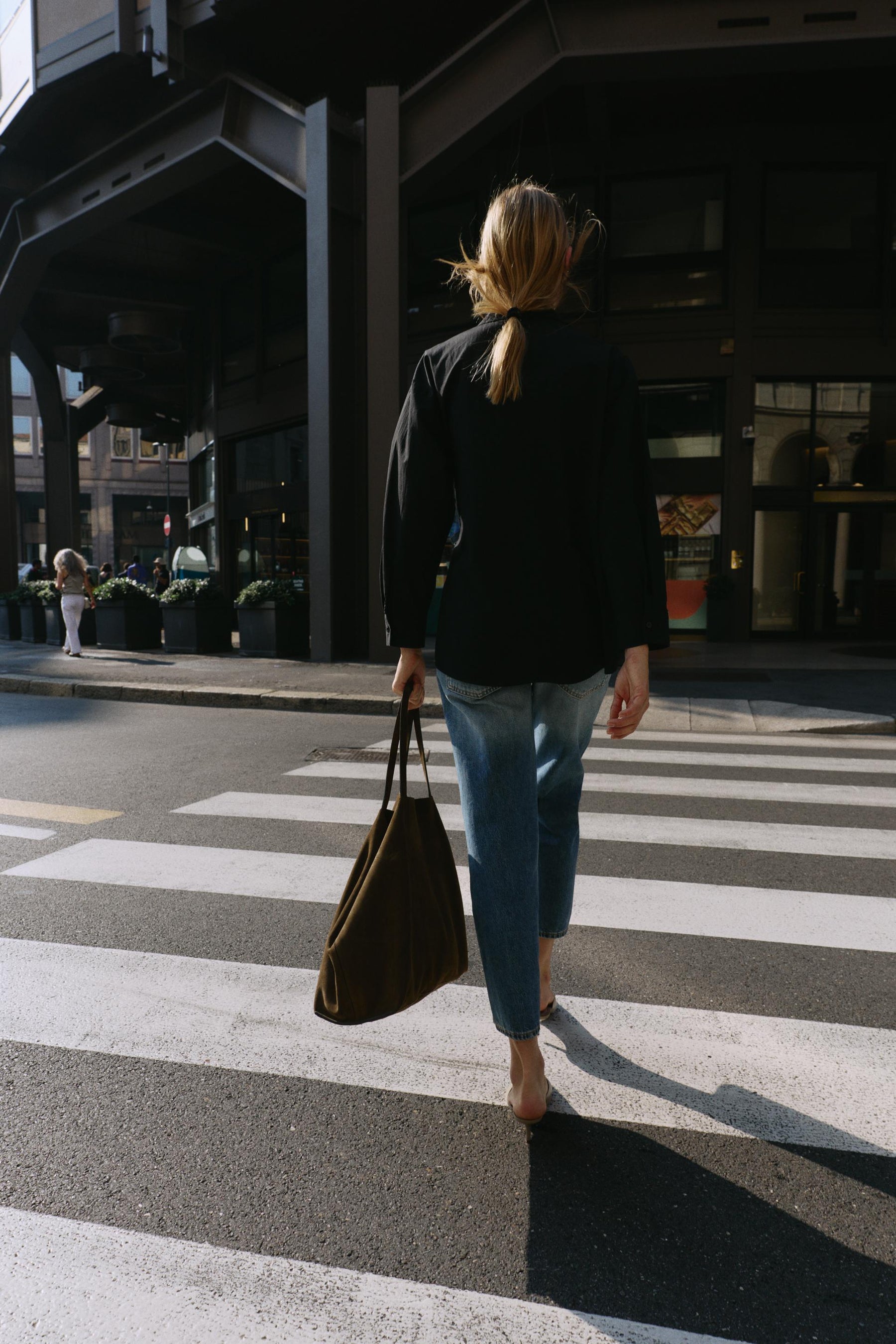 Poplin Shirt with Tabs