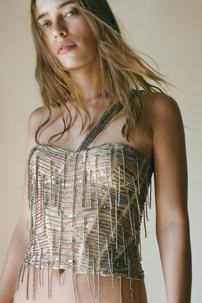 Beaded Sequin Corset