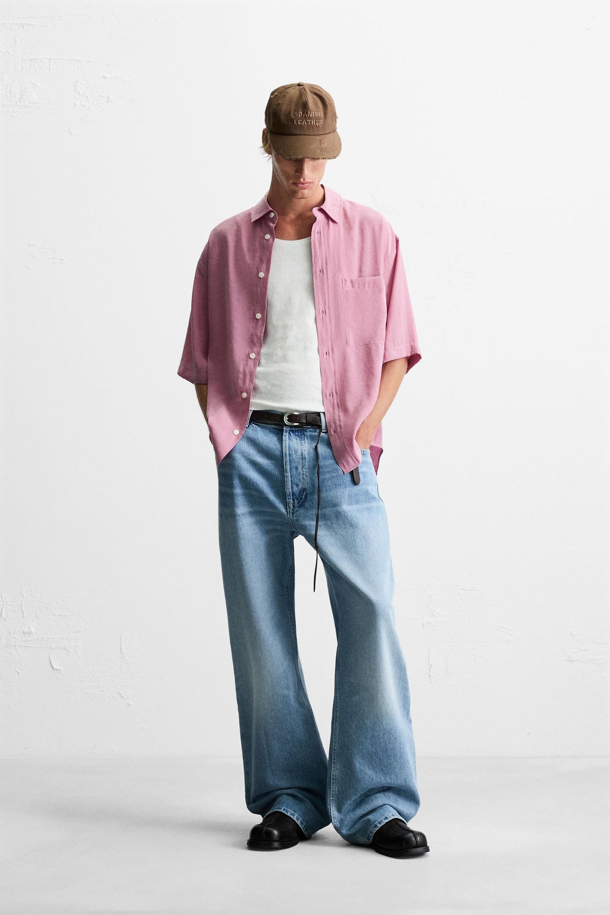 RELAXED FIT FLOWING SHIRT - Image 1