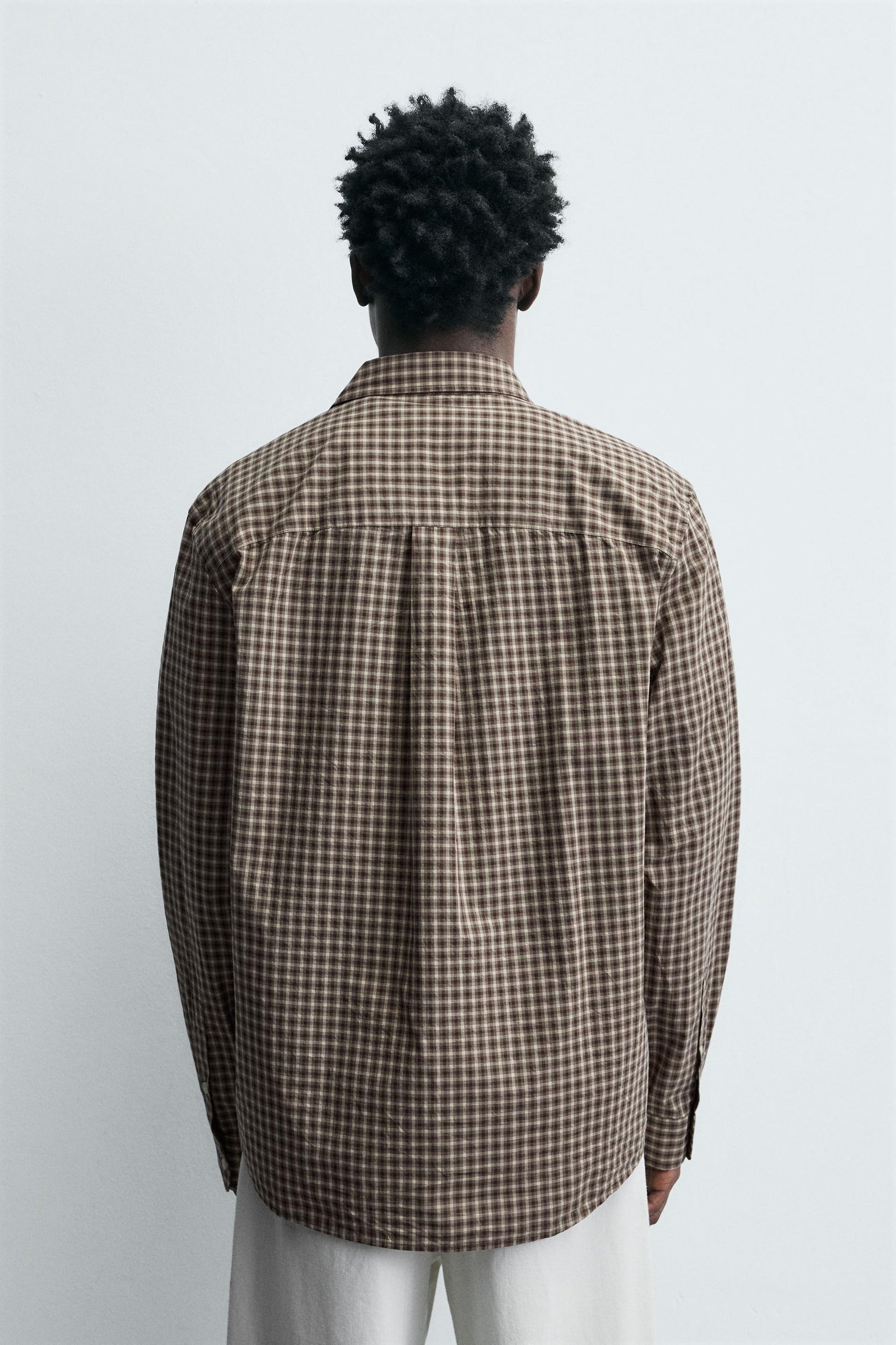 RELAXED FIT CHECK SHIRT - Image 3