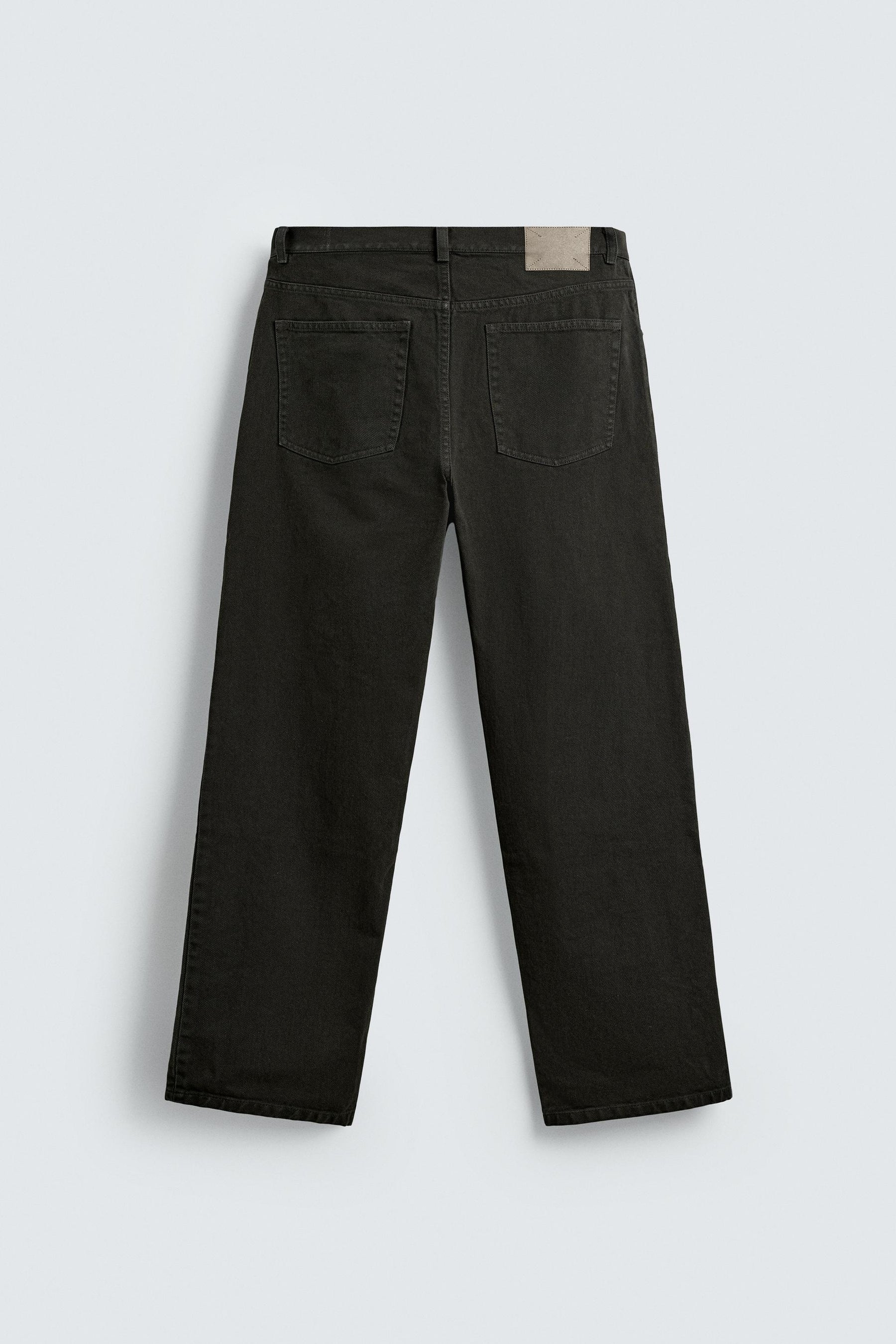 TEXTURED STRAIGHT-LEG TROUSERS - Image 8