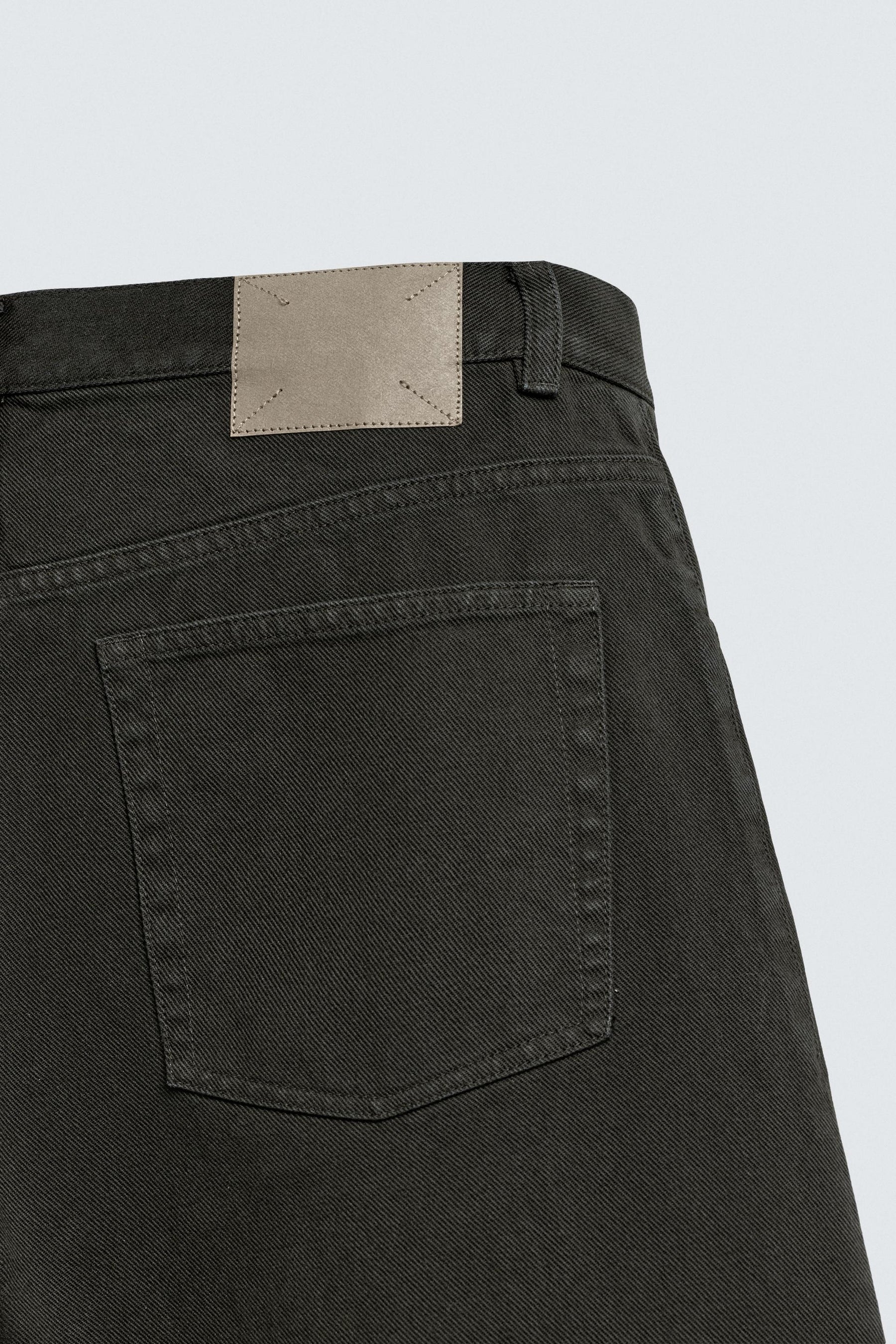 TEXTURED STRAIGHT-LEG TROUSERS - Image 9