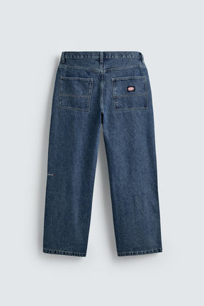 DENIM CHINO TROUSERS - Image 9