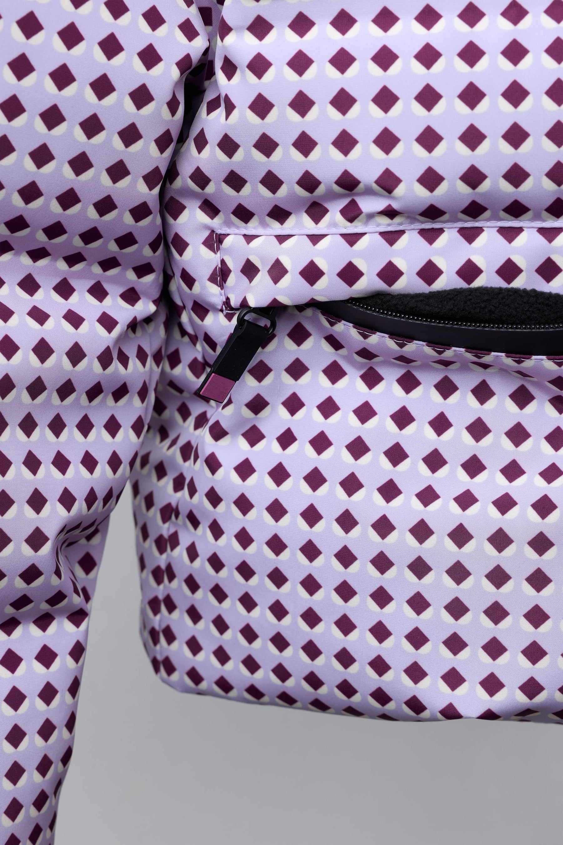 Geometric Down Puffer Jacket - Image 8