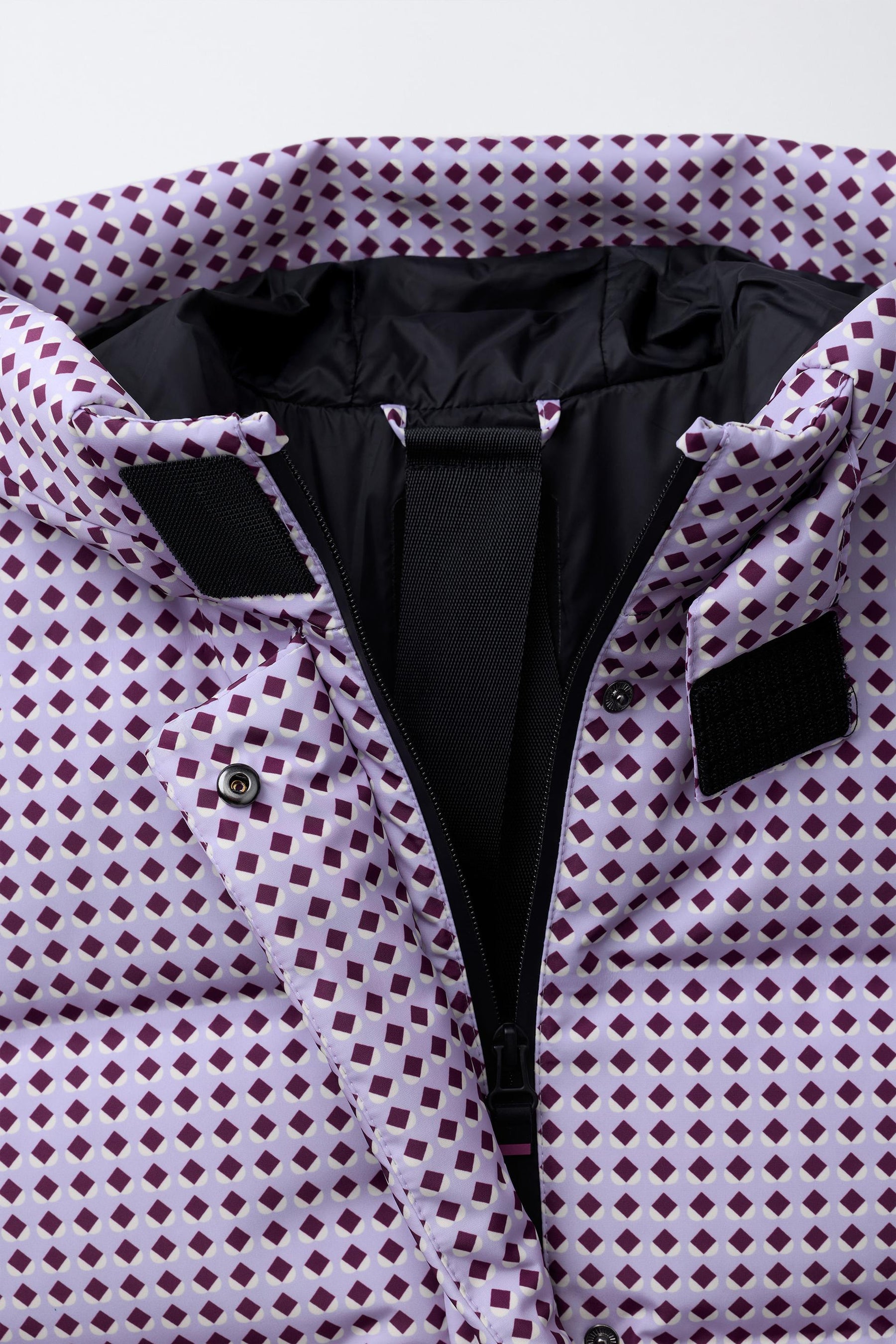 Geometric Down Puffer Jacket - Image 10