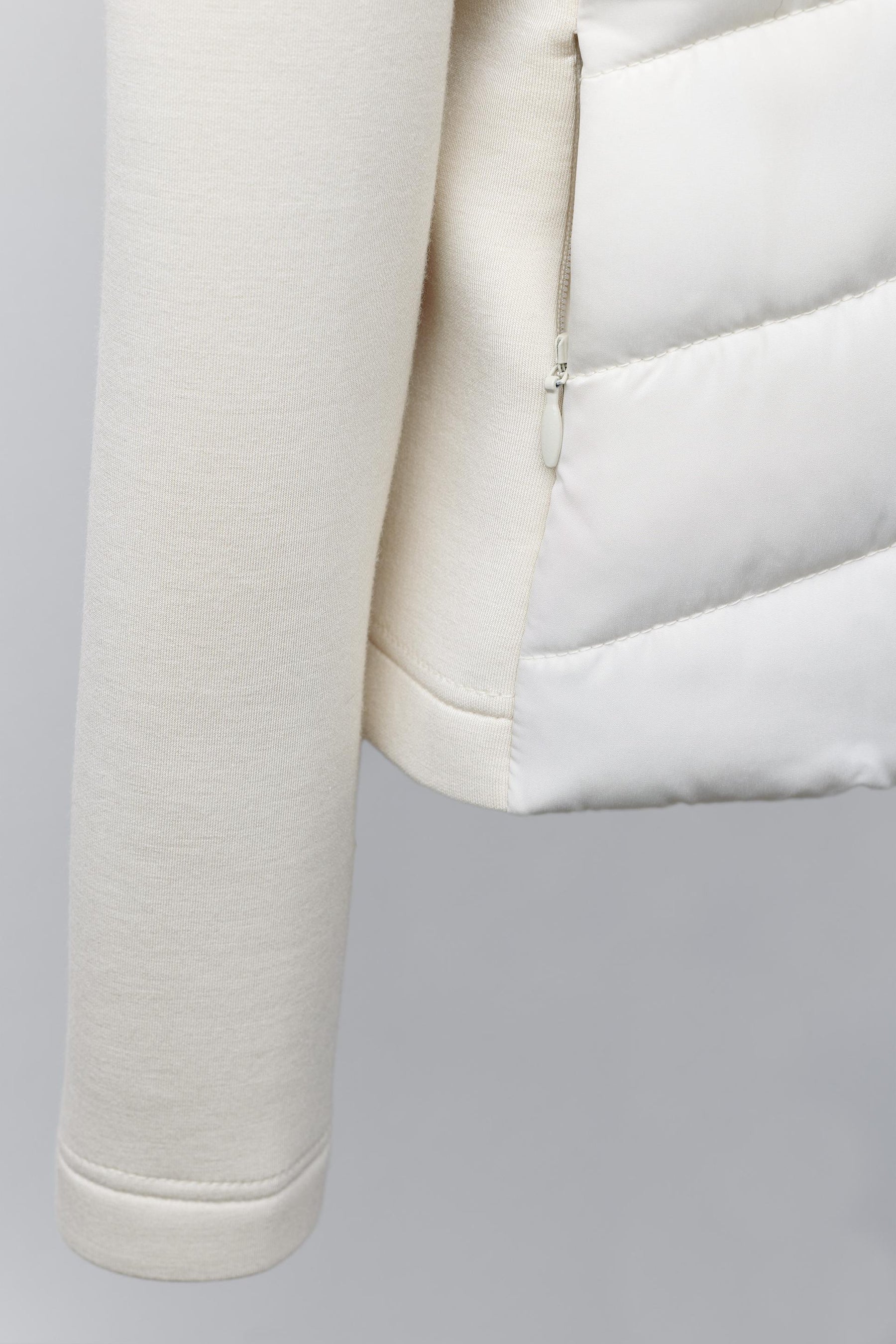 NEOPRENE-EFFECT SLEEVED PUFFER JACKET - Image 5