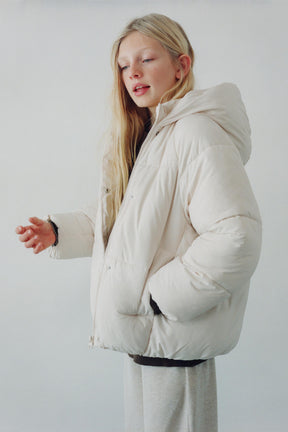 HOODED PADDED JACKET - Image 8