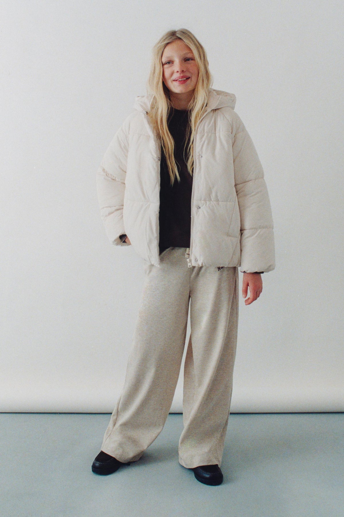 HOODED PADDED JACKET - Image 1