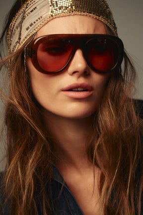 Fitted Denim Puff Sleeve