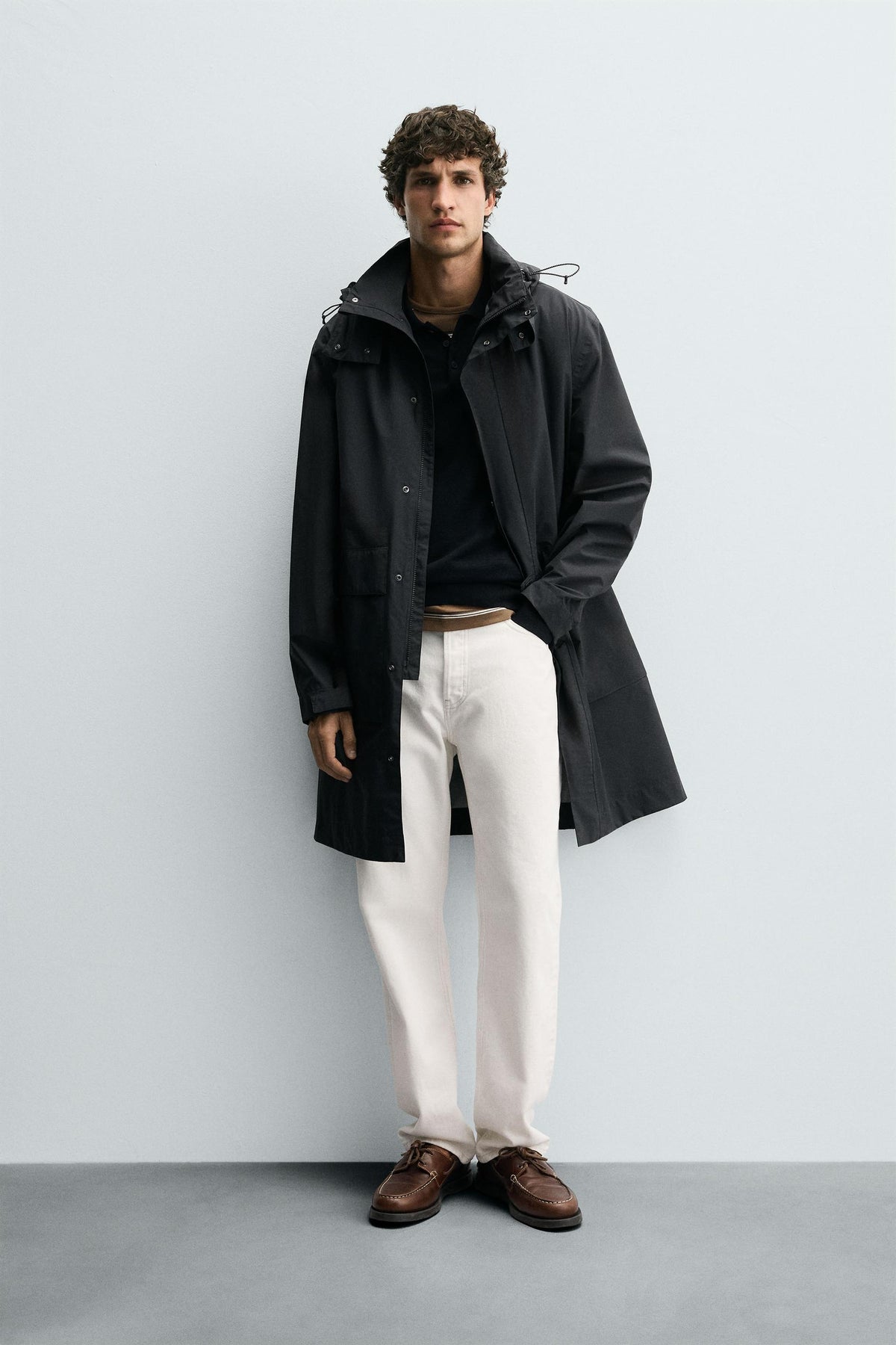 WATER-REPELLENT DETACHABLE TECHNICAL PARKA - Image 1