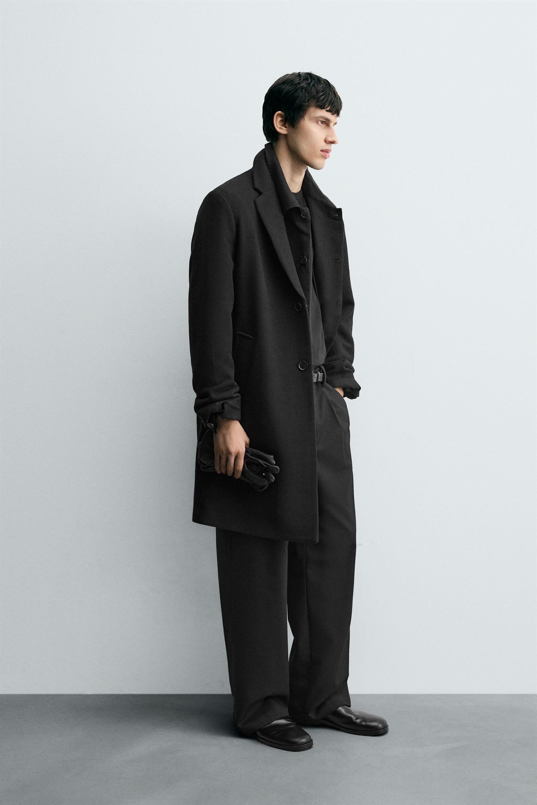 REGULAR FIT WOOL COAT - Image 4