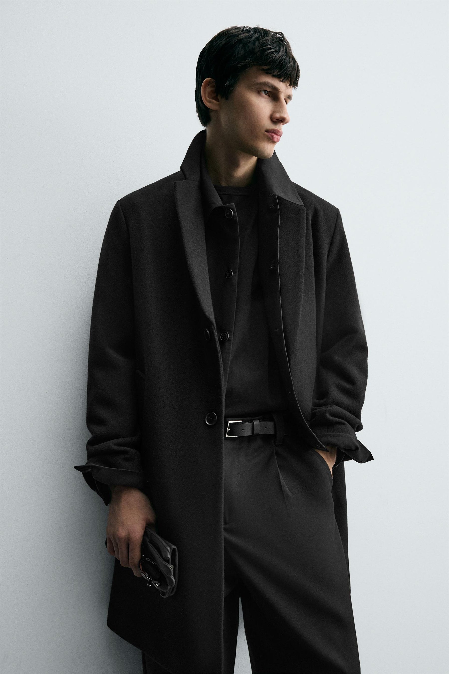 REGULAR FIT WOOL COAT - Image 5