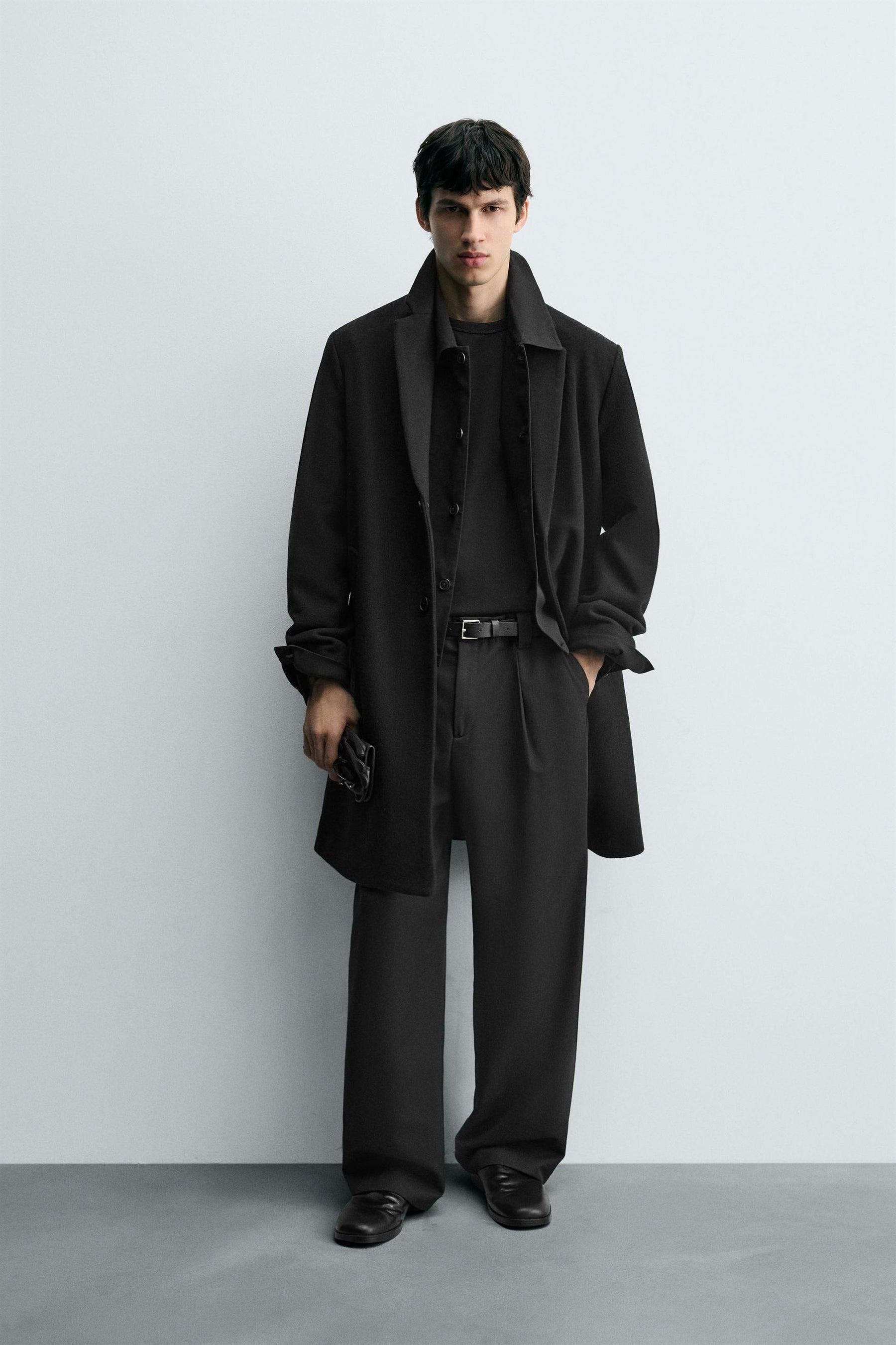 REGULAR FIT WOOL COAT - Image 1
