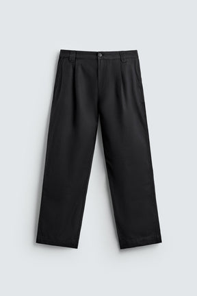 RELAXED FIT PLEATED TROUSERS - Image 5