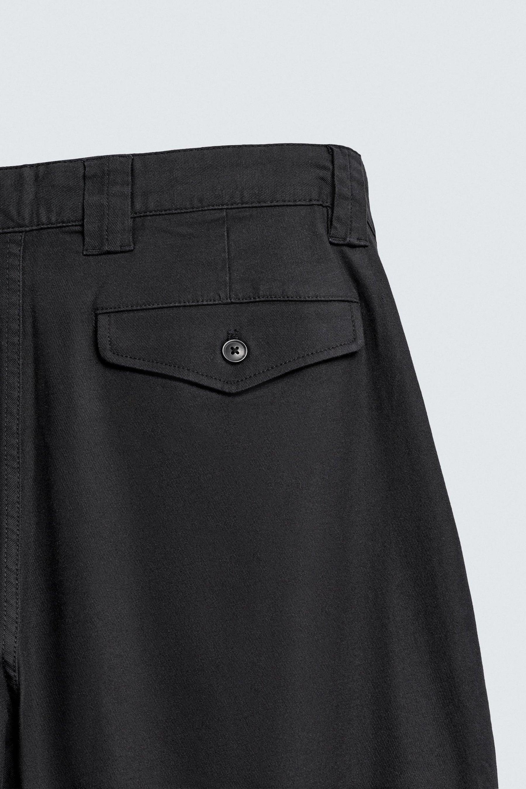 RELAXED FIT PLEATED TROUSERS - Image 8