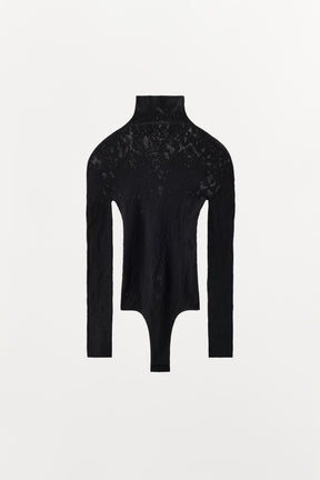 SEAMLESS LACE BODYSUIT