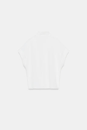 Contrast Button Shirt