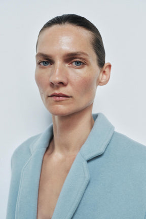 FITTED WOOL BLEND COAT ZW COLLECTION - Image 8