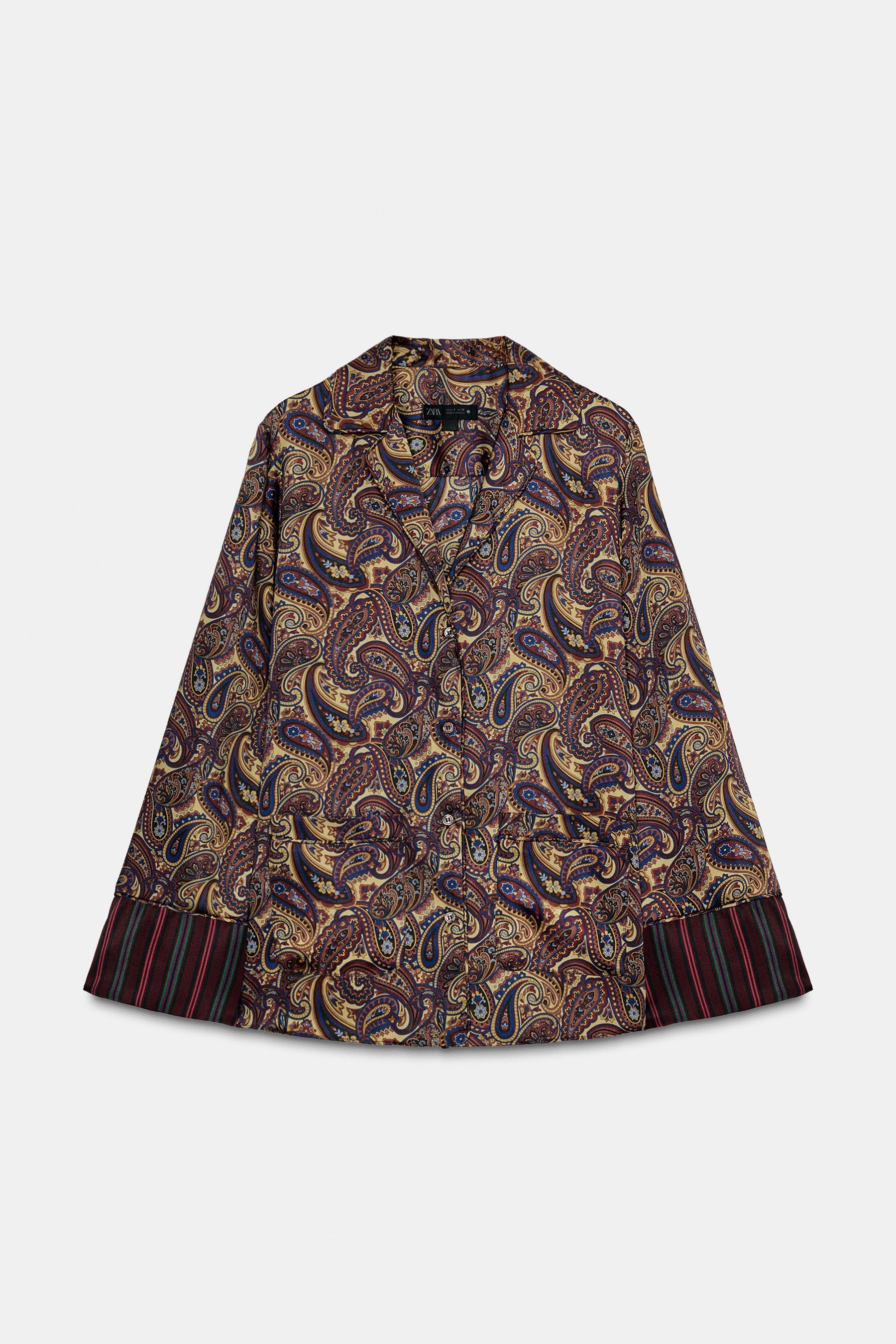 Paisley Pyjama Shirt