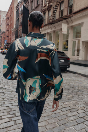 Printed Flowing Shirt