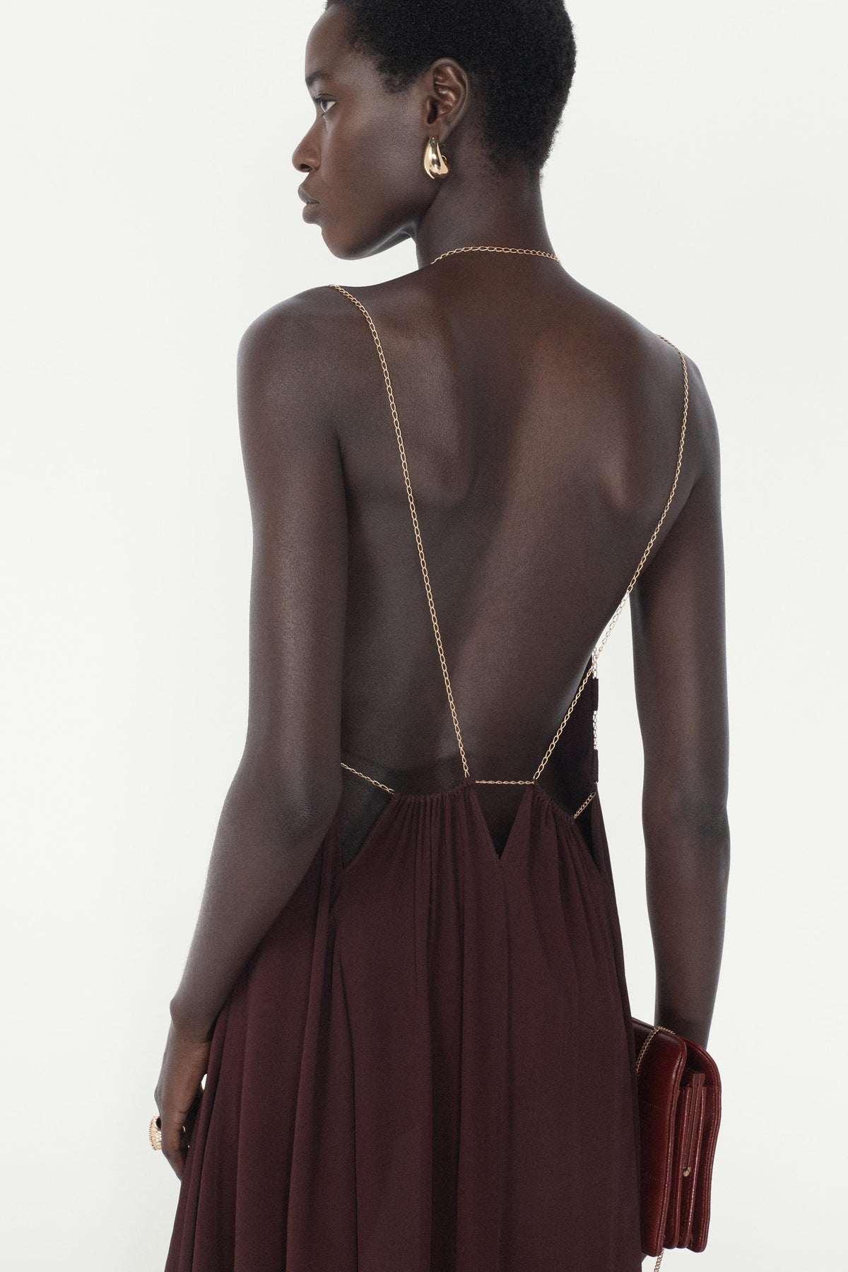 Camisole Dress with Chain