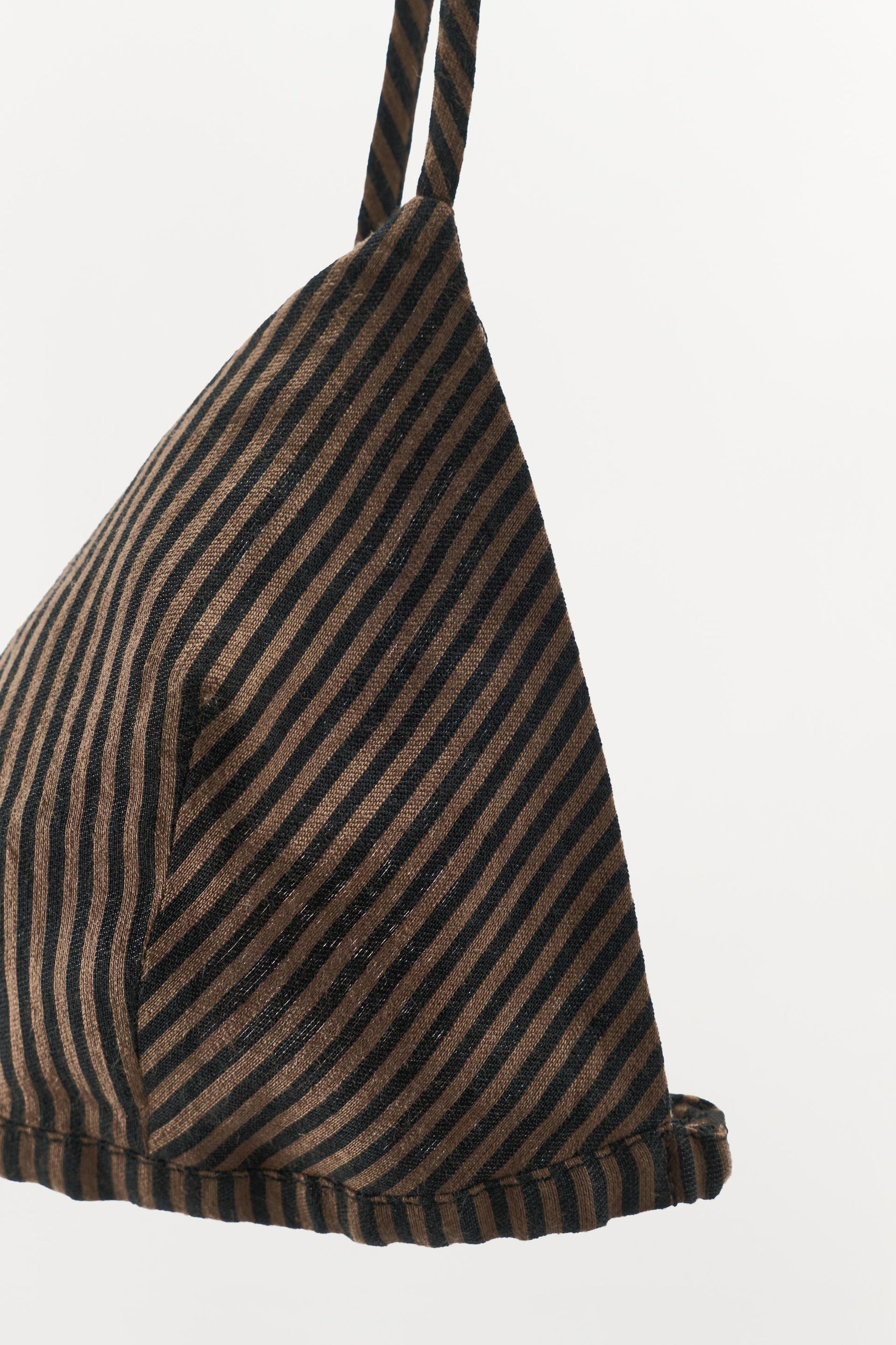 Striped Linen Blend Bra