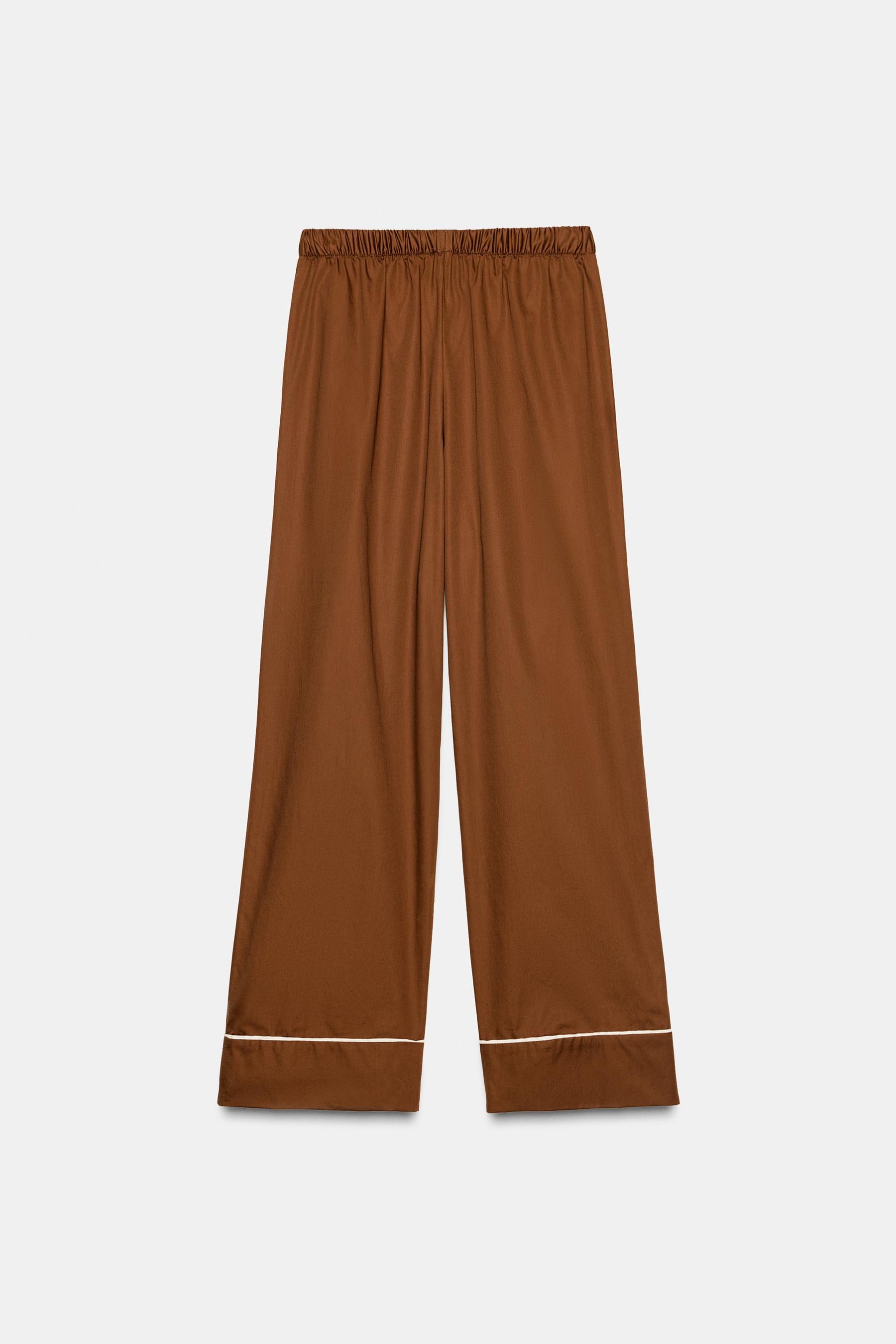 POPLIN PYJAMA TROUSERS