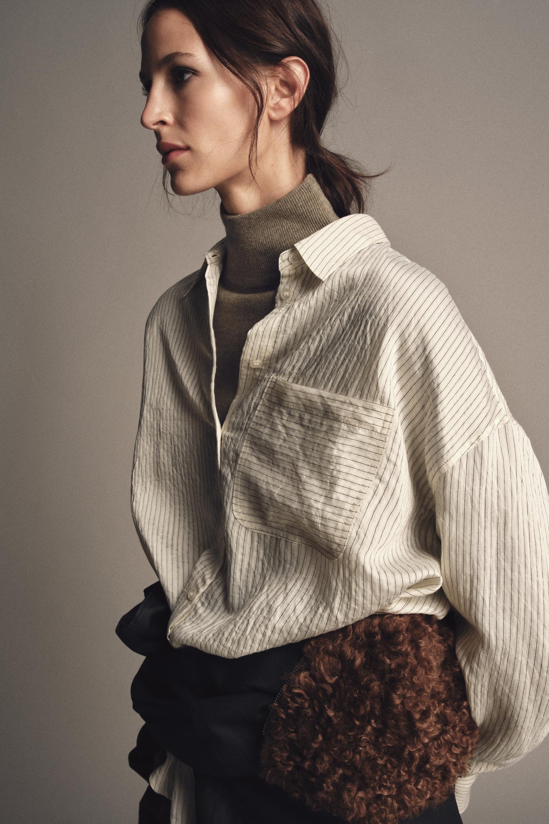 Striped Flowing Shirt