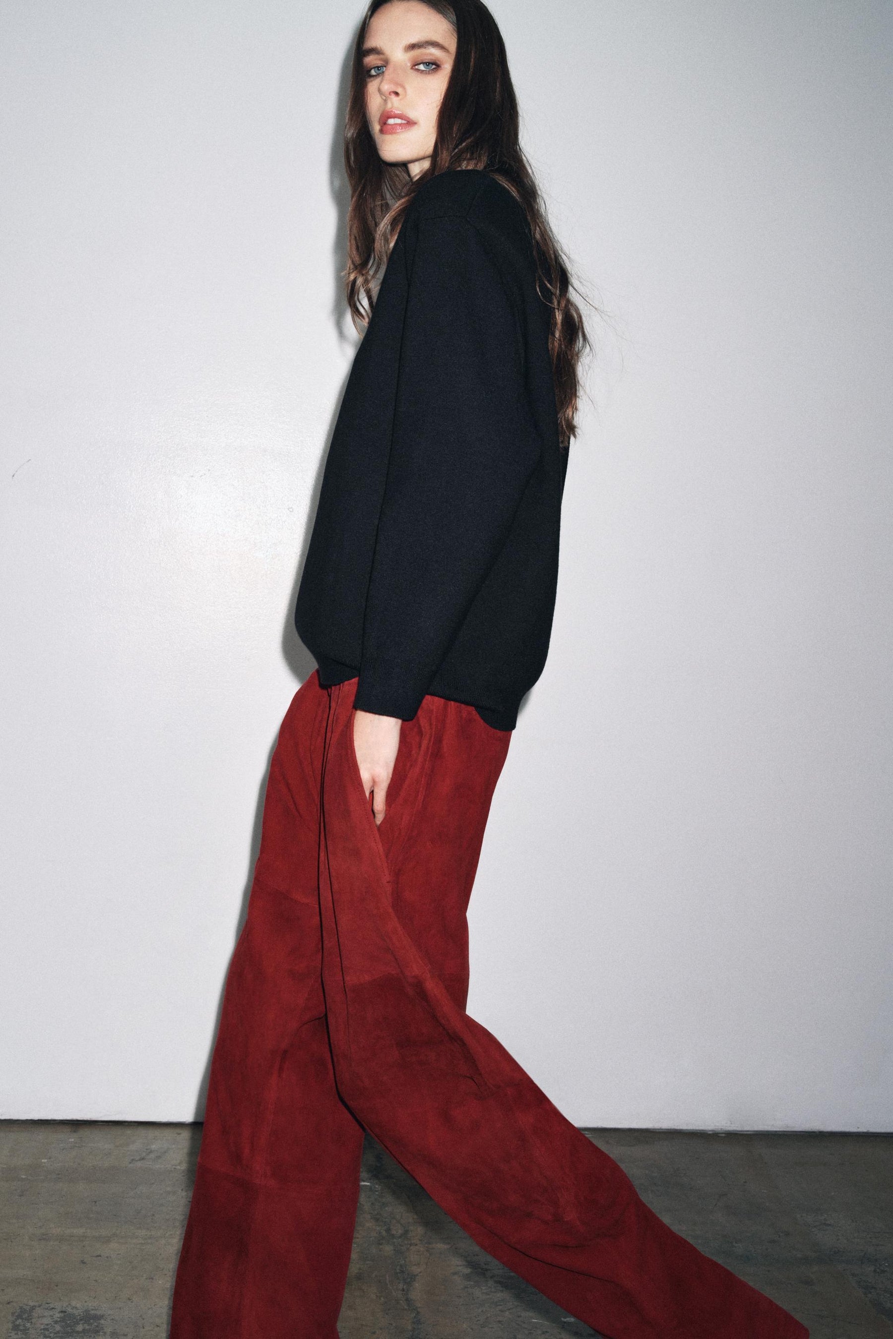 KNIT SWEATSHIRT WITH PADS