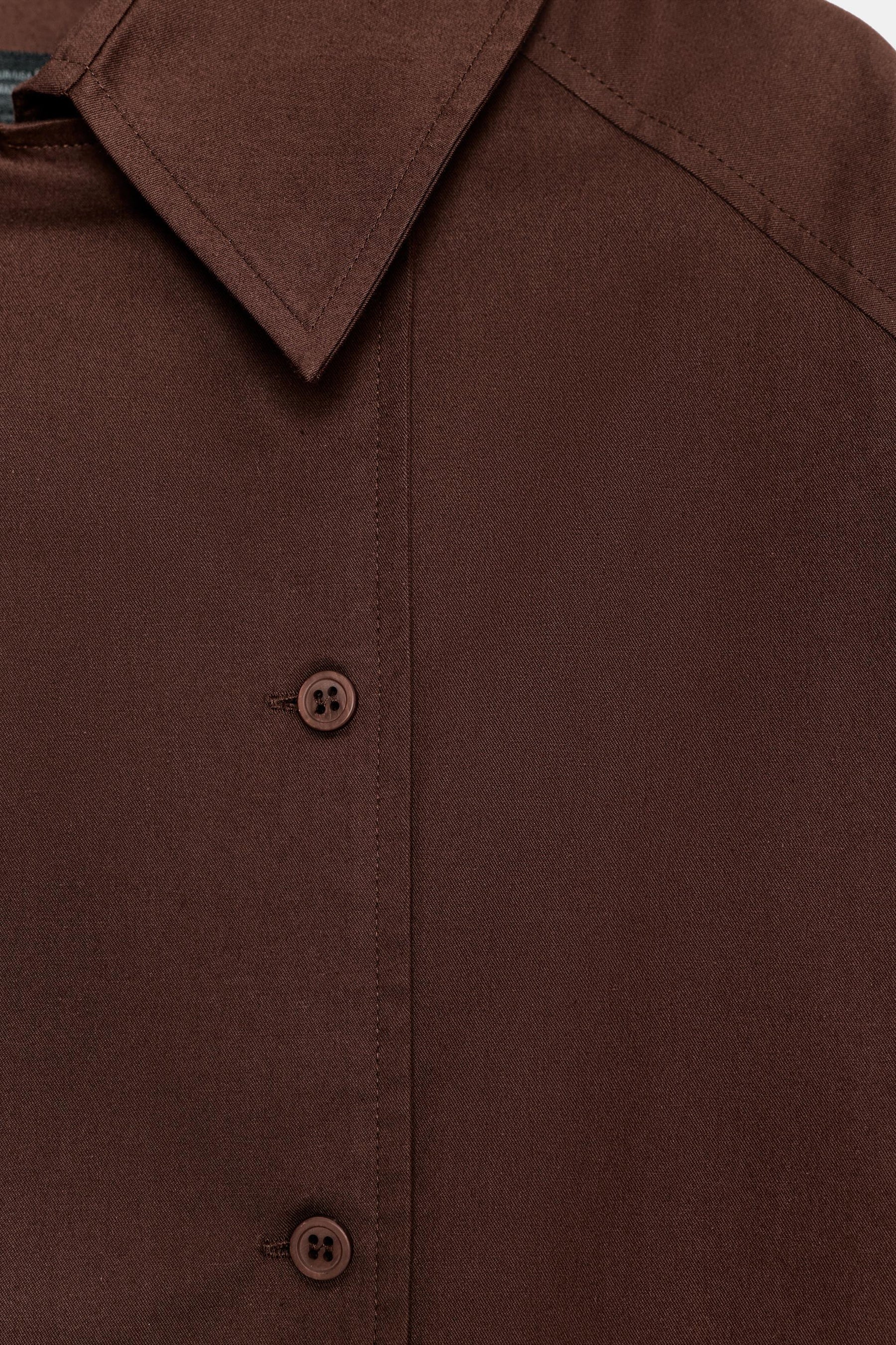 Oversized Pleated Shirt