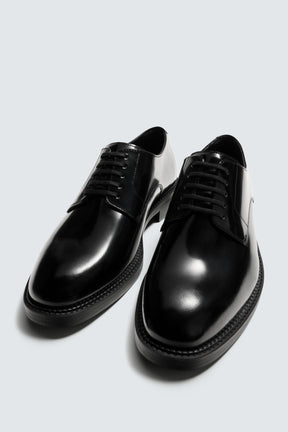 LEATHER DERBY SHOES - Image 5