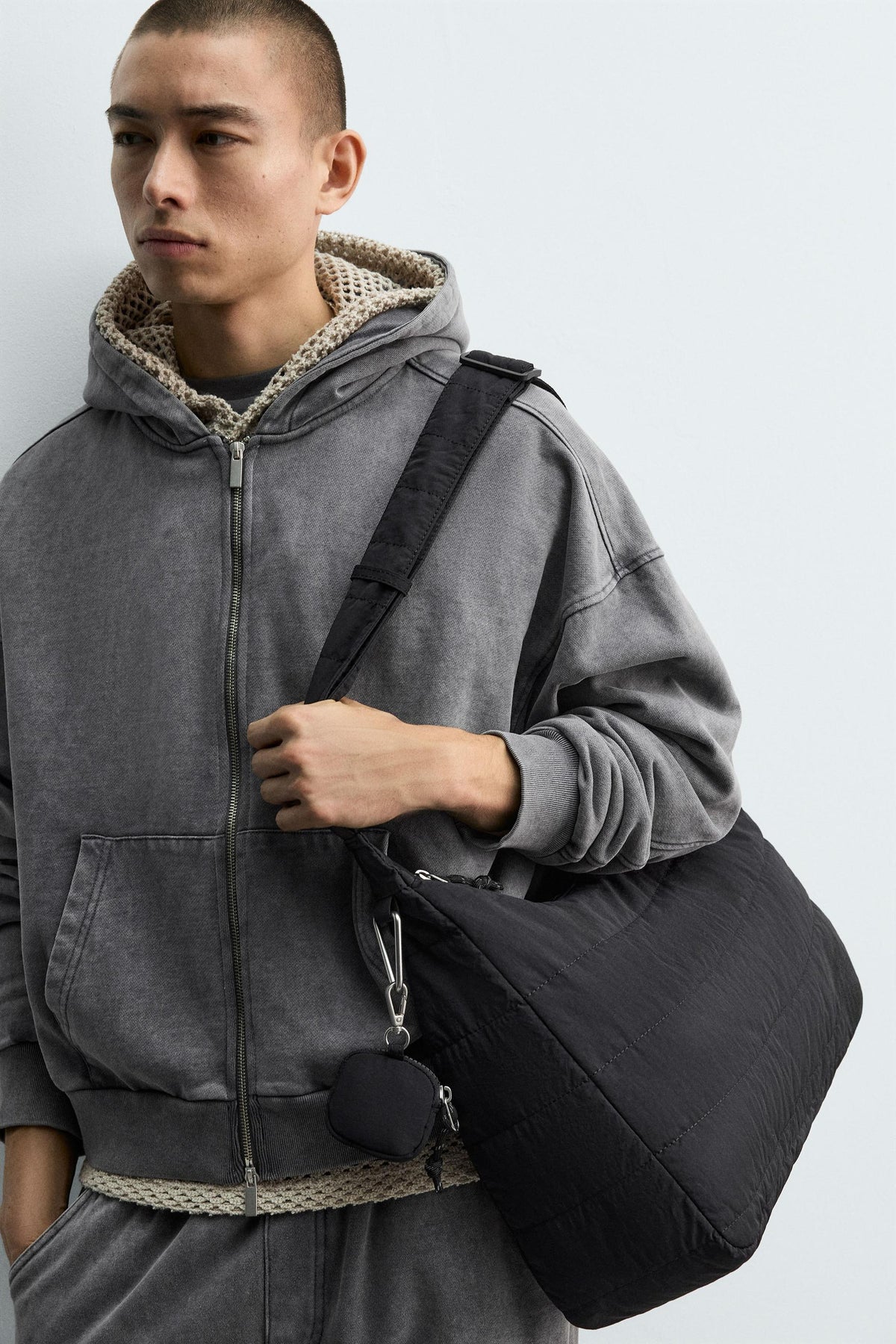 QUILTED NYLON BAG - Image 2