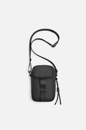 RUBBERISED CROSSBODY BAG - Image 1