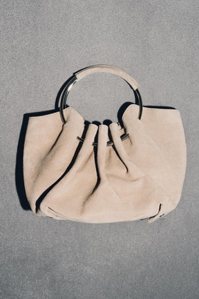 Suede Bucket Bag