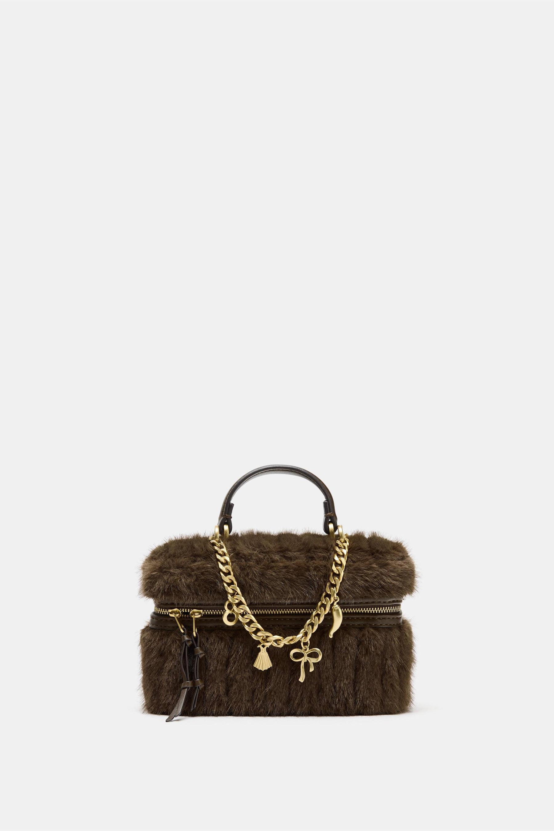 FAUX FUR HANDBAG