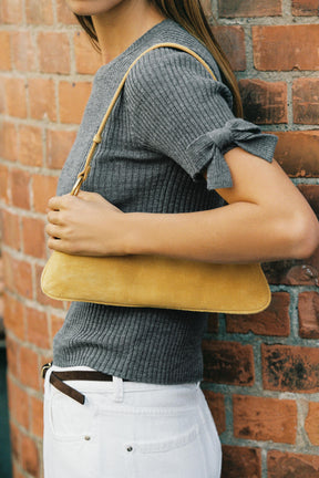 LEATHER SHOULDER BAG
